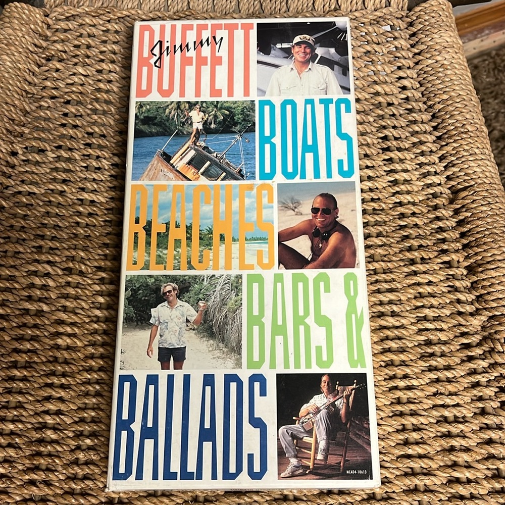 Jimmy Buffett boats beaches bars, and ballads box set. Great condition.
